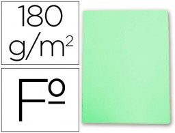 Subcarpeta cartulina Gio Folio verde pastel 180 g/m²
